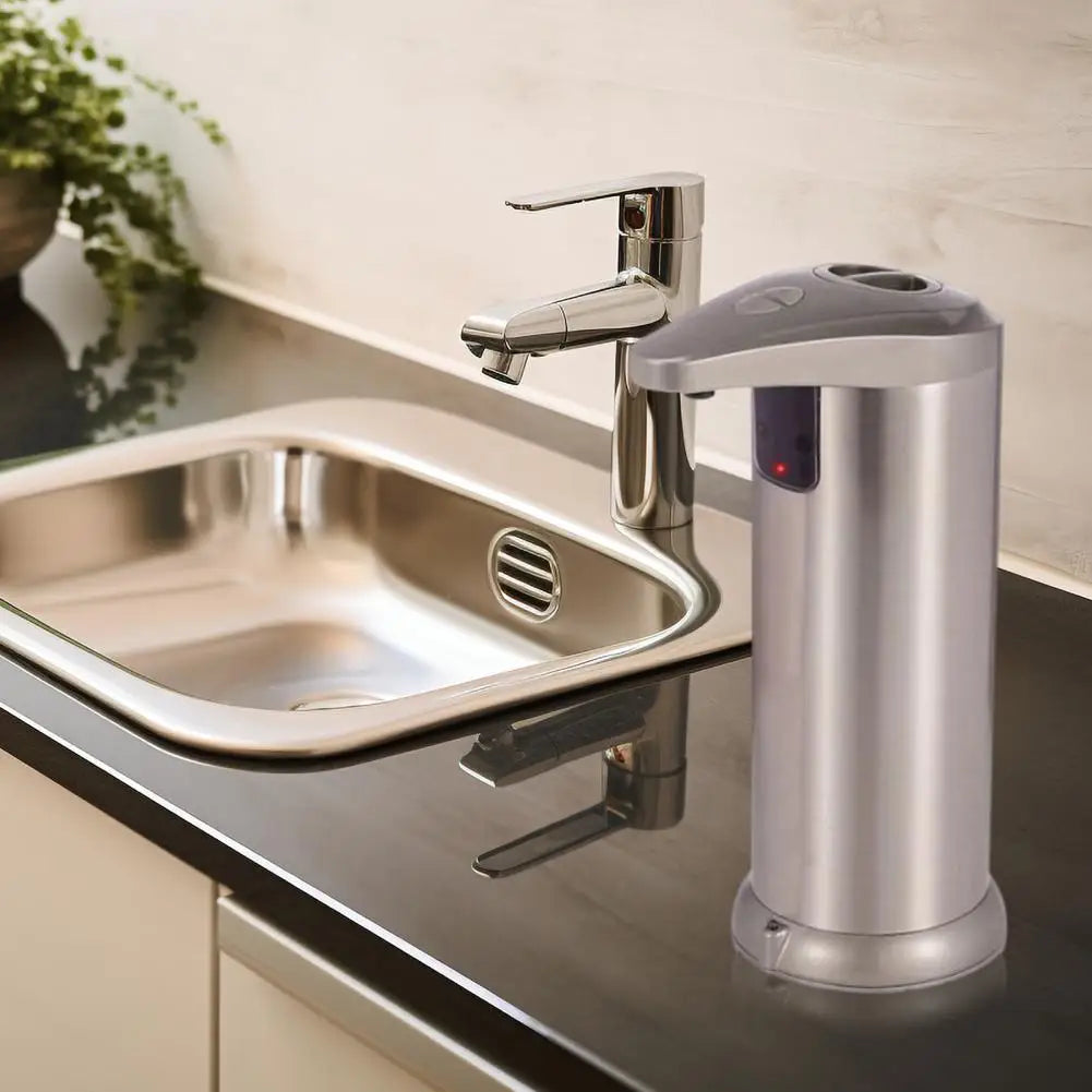 Touchless Soap Dispenser Automatic Soap Dispenser Touchless Stainless Steel Soap Dispenser Adjustable Volume 3 Modes Free