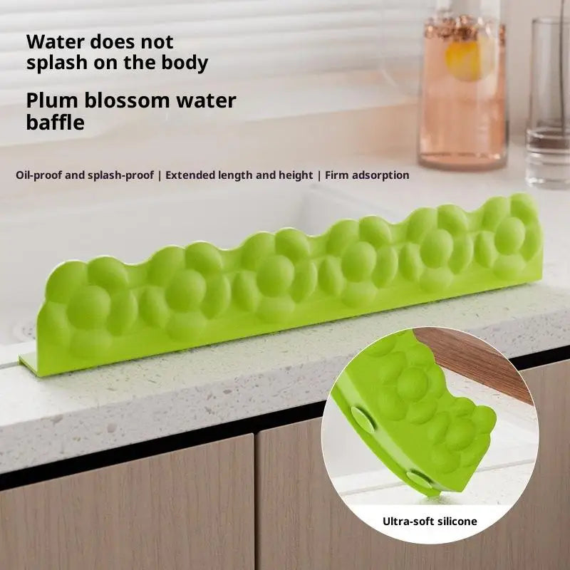 Silicone Sink Baffle Splash Guard Protect Clothes From Splashing Water Baffle Splash Protector For Washing Dishes Faucet Kitchen