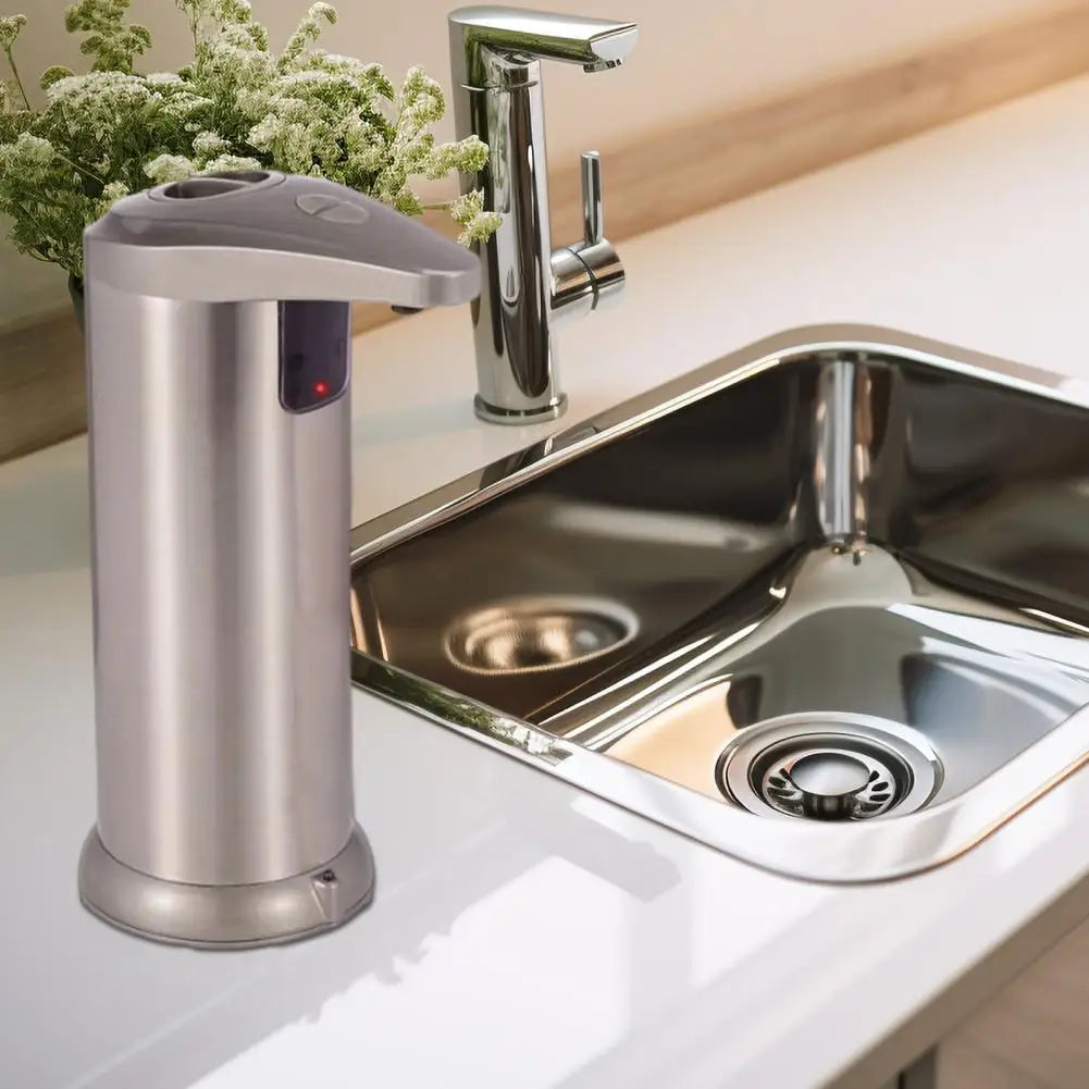 Touchless Soap Dispenser Automatic Soap Dispenser Touchless Stainless Steel Soap Dispenser Adjustable Volume 3 Modes Free