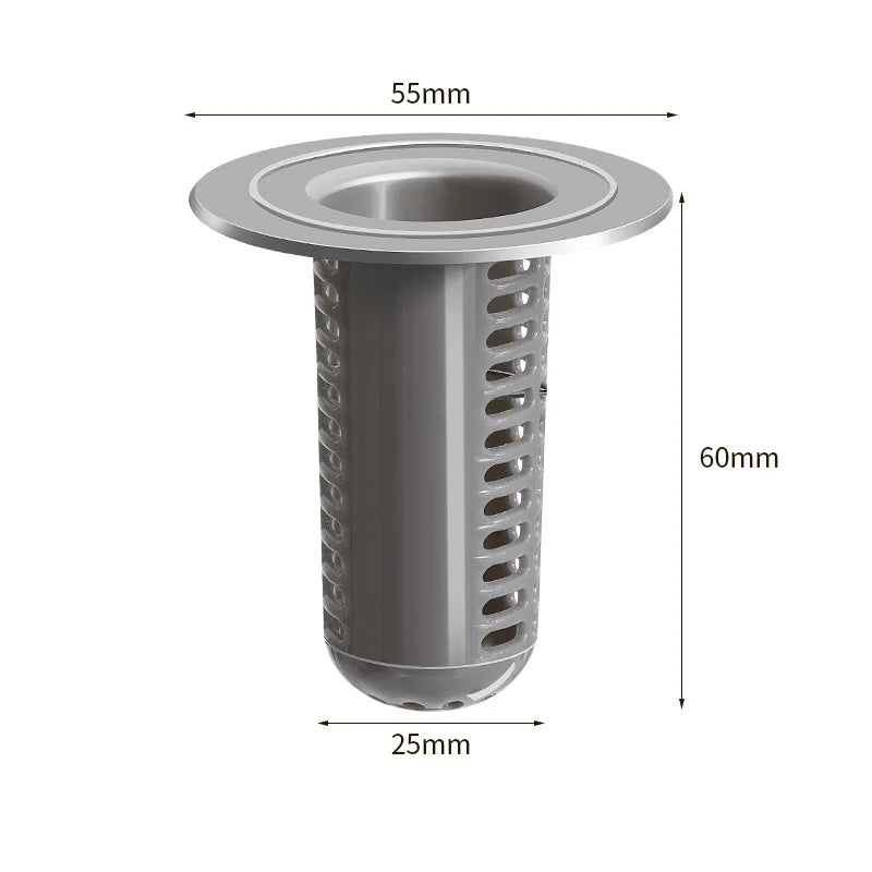 1pc Plastic Drain Hair Catcher, Clog Drain Filter