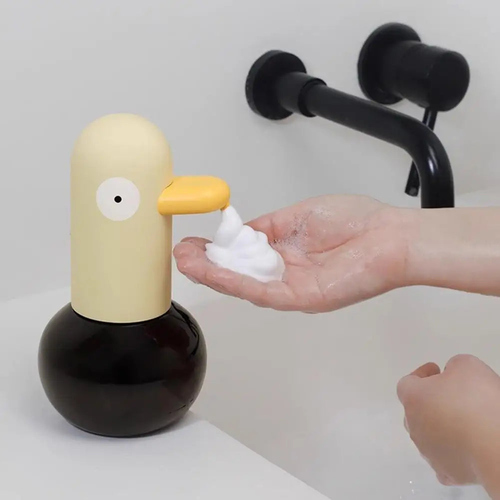Automatic Induction Foam Soap Dispenser Contactless Duck Shape Soap Dispenser Portable 400ml Large Capacity Soap Dispenser
