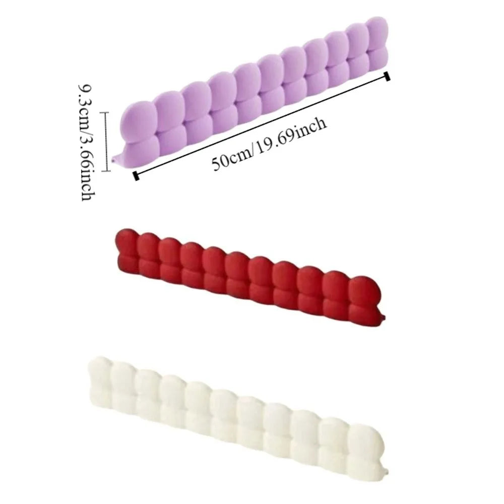 Durable Silicone Sink Baffle Waterproof Heightened Splash Guard Suction Cup Sink Water Blocking Strip Kitchen Sink