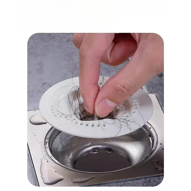 1/3/8pcs Japanese Vortex Drain Hair Catcher: Rotating Filter for Bathroom Kitchen Sink, Anti-Bug Clog Preventer
