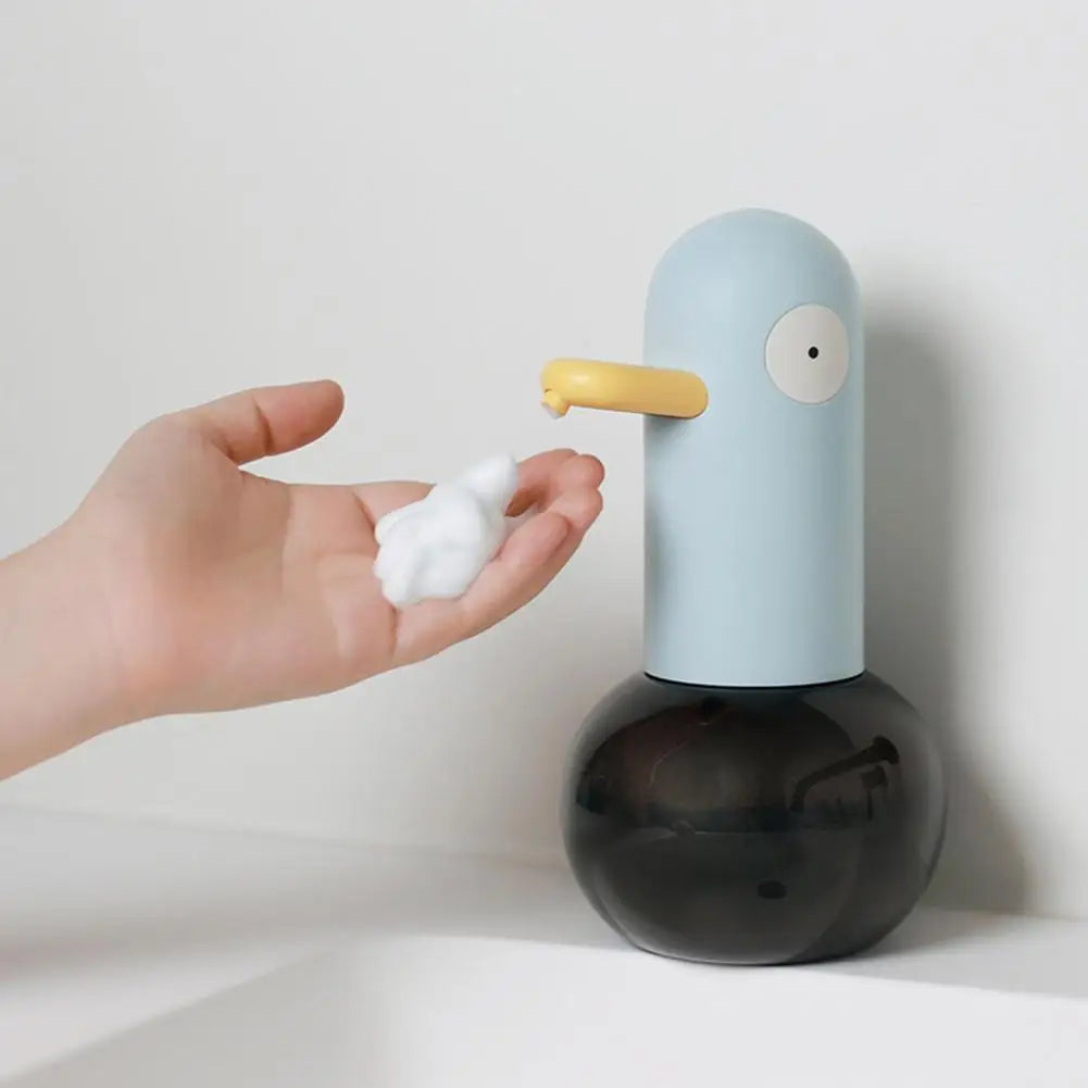 Automatic Induction Foam Soap Dispenser Contactless Duck Shape Soap Dispenser Portable 400ml Large Capacity Soap Dispenser