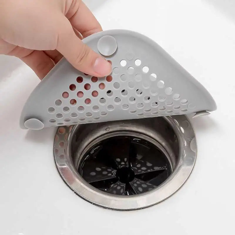 Silicone Shower Drain Hair Catcher Bathroom Sink Strainer Filter Cover Home Accessories