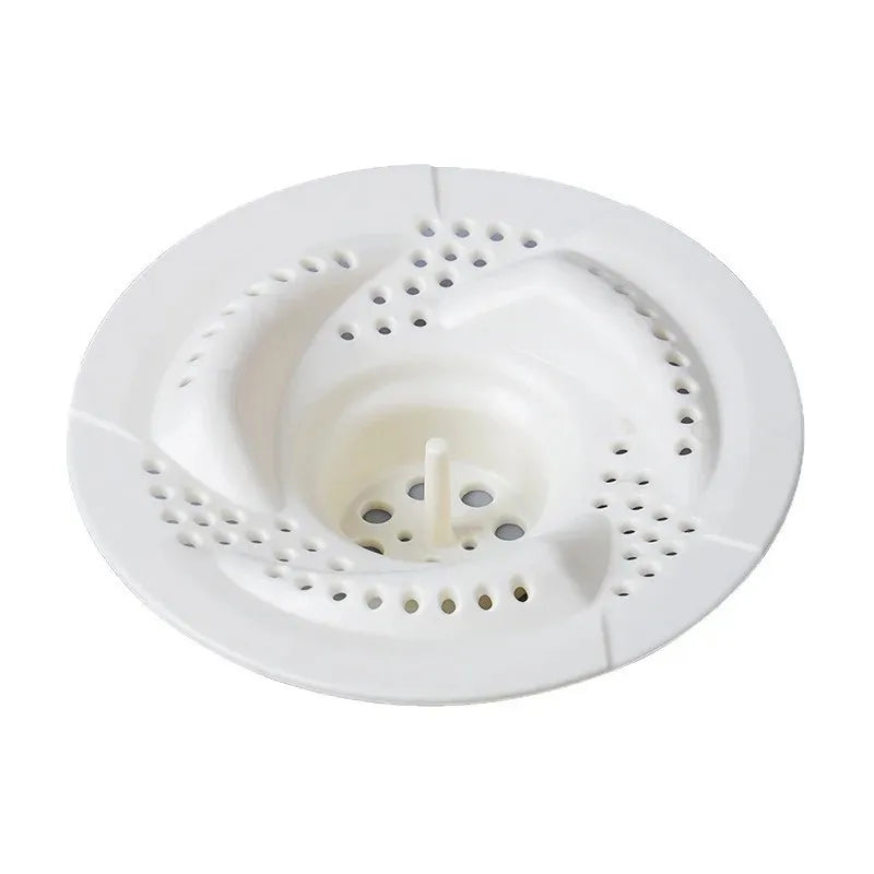 1/3/8pcs Japanese Vortex Drain Hair Catcher: Rotating Filter for Bathroom Kitchen Sink, Anti-Bug Clog Preventer