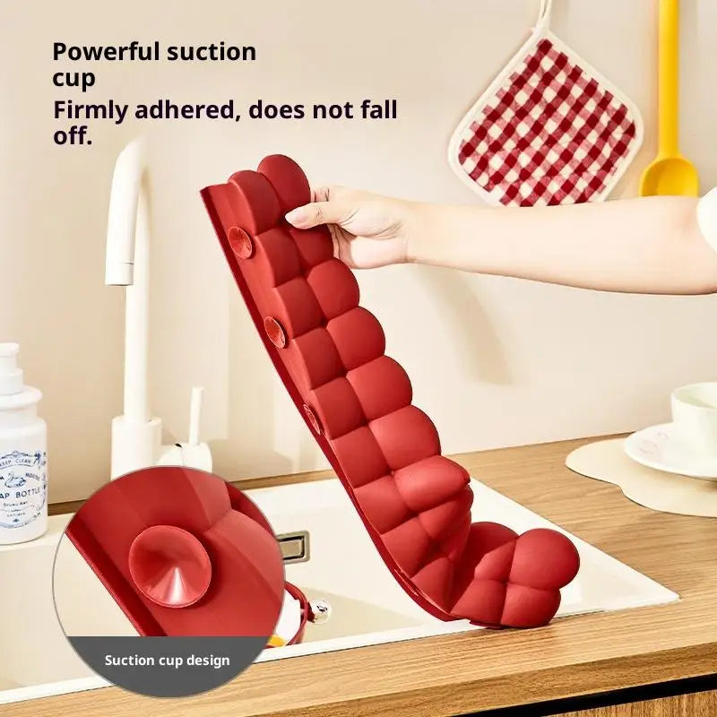 Silicone Sink Baffle Splash Guard Protect Clothes From Splashing Water Baffle Splash Protector For Washing Dishes Faucet Kitchen