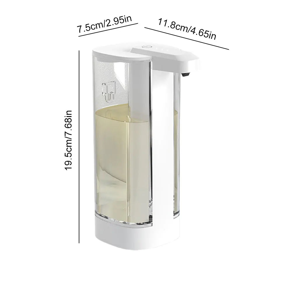 Hand Soap Dispenser Touchless Electric Soap Dispenser Wall Mount Hands Free Auto Soap Dispenser for Kitchen Bathroom